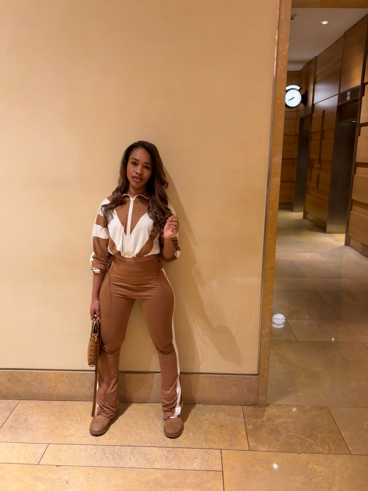 Brown 2 piece set