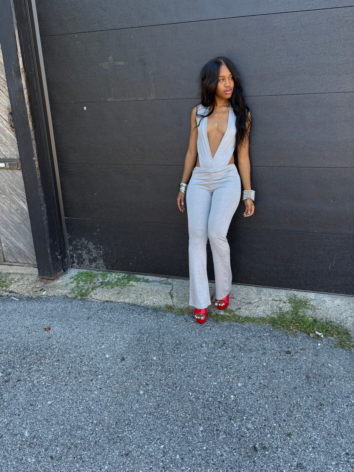 Grey holy shit 2 piece set