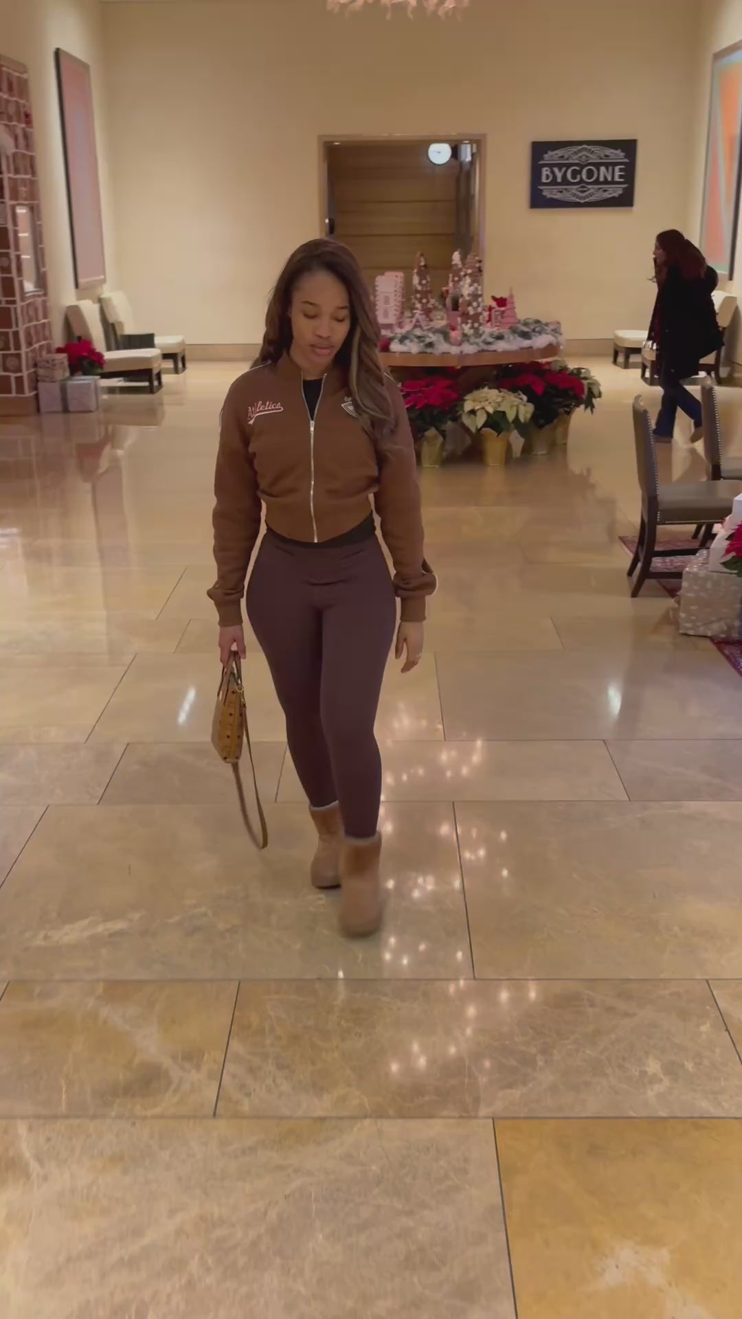 Brown 2 piece